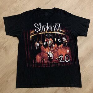 Slipknot Debut First Album Self Titled T-Shirt 20 Years Men's Large L Rock Metal